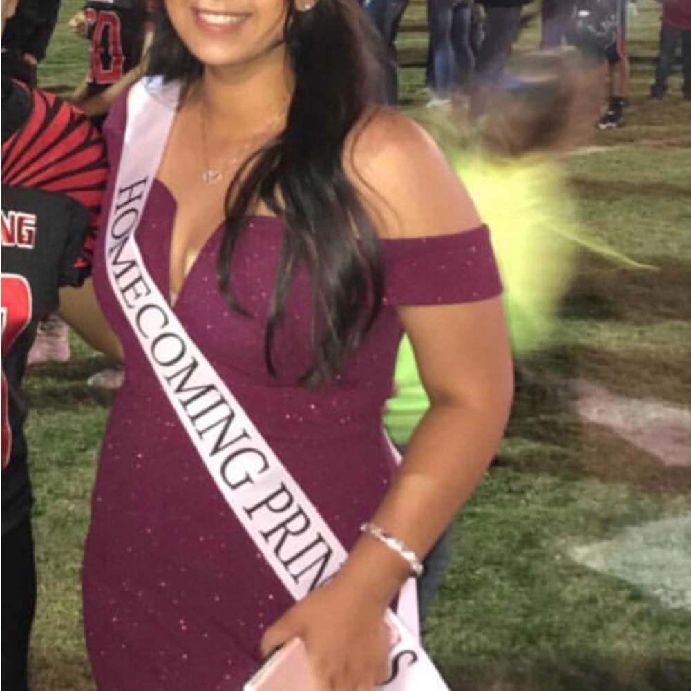 City Triangles Deep Purple Dress